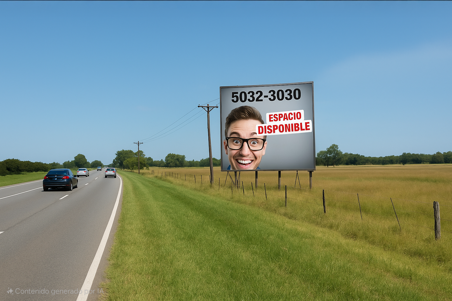 Cartel de ruta en Ruta 2, KM 154, con orientación hacia La Costa.