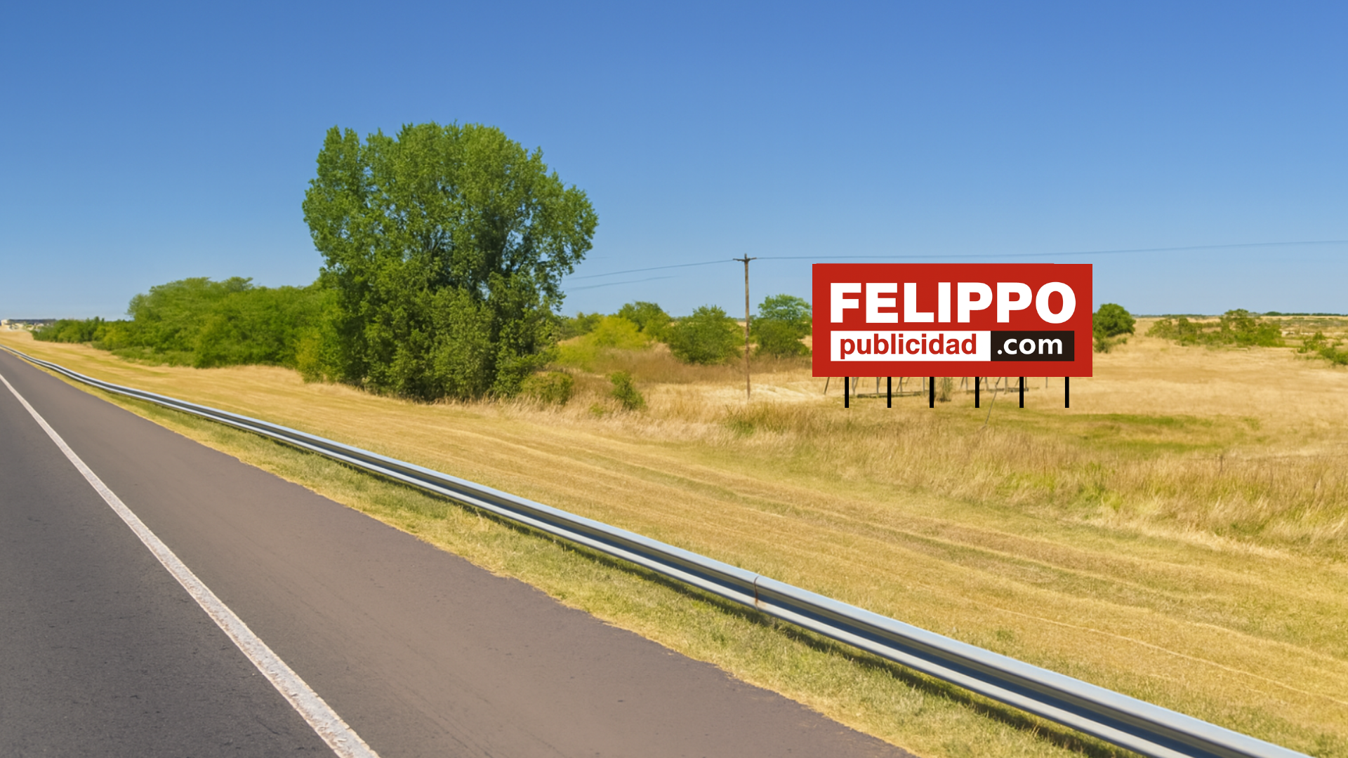 Cartel de ruta en Ruta 2, km 92, con orientación hacia La Costa.