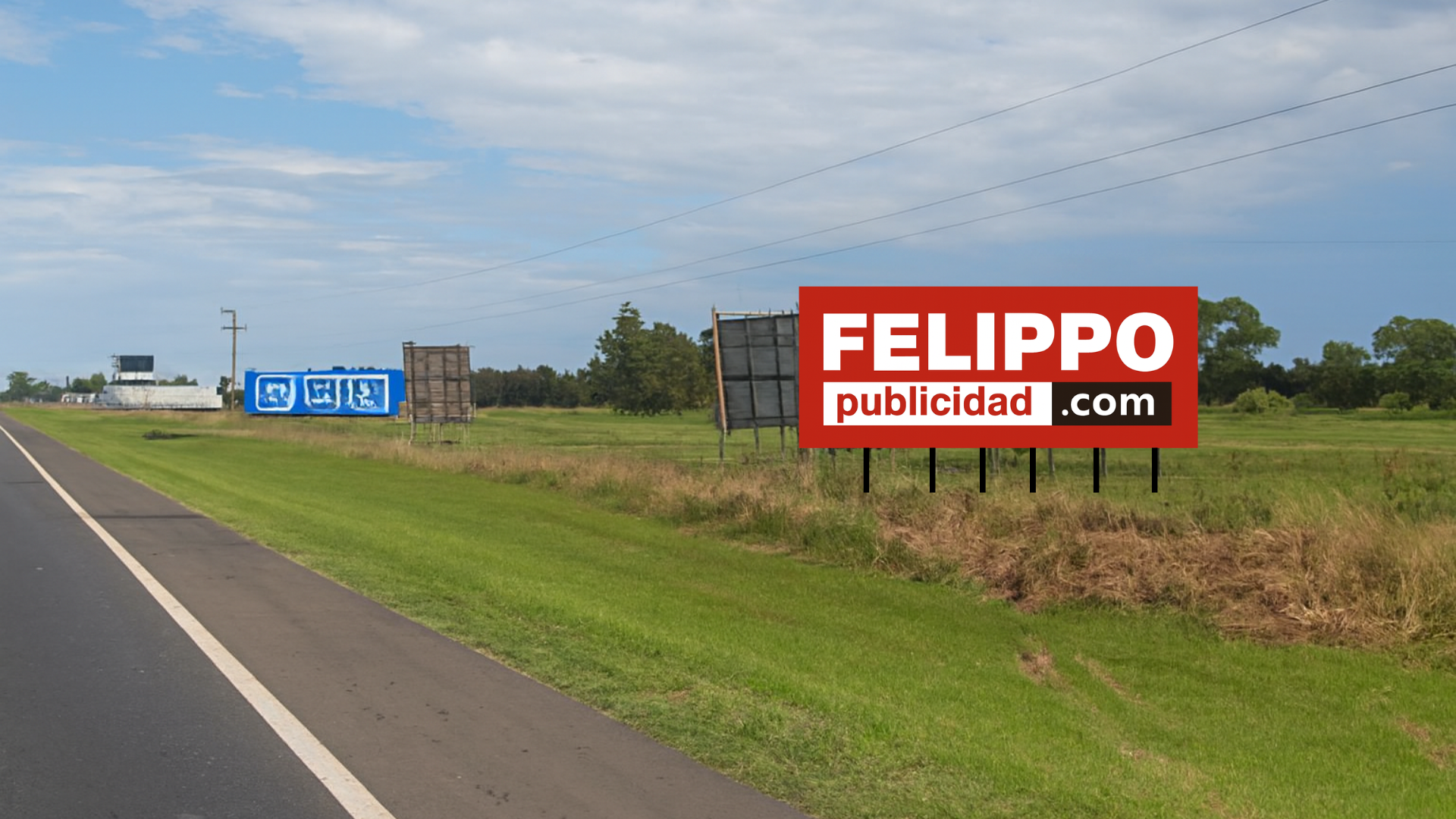 Cartel de ruta en Ruta 2, km 114, con orientación hacia CABA.
