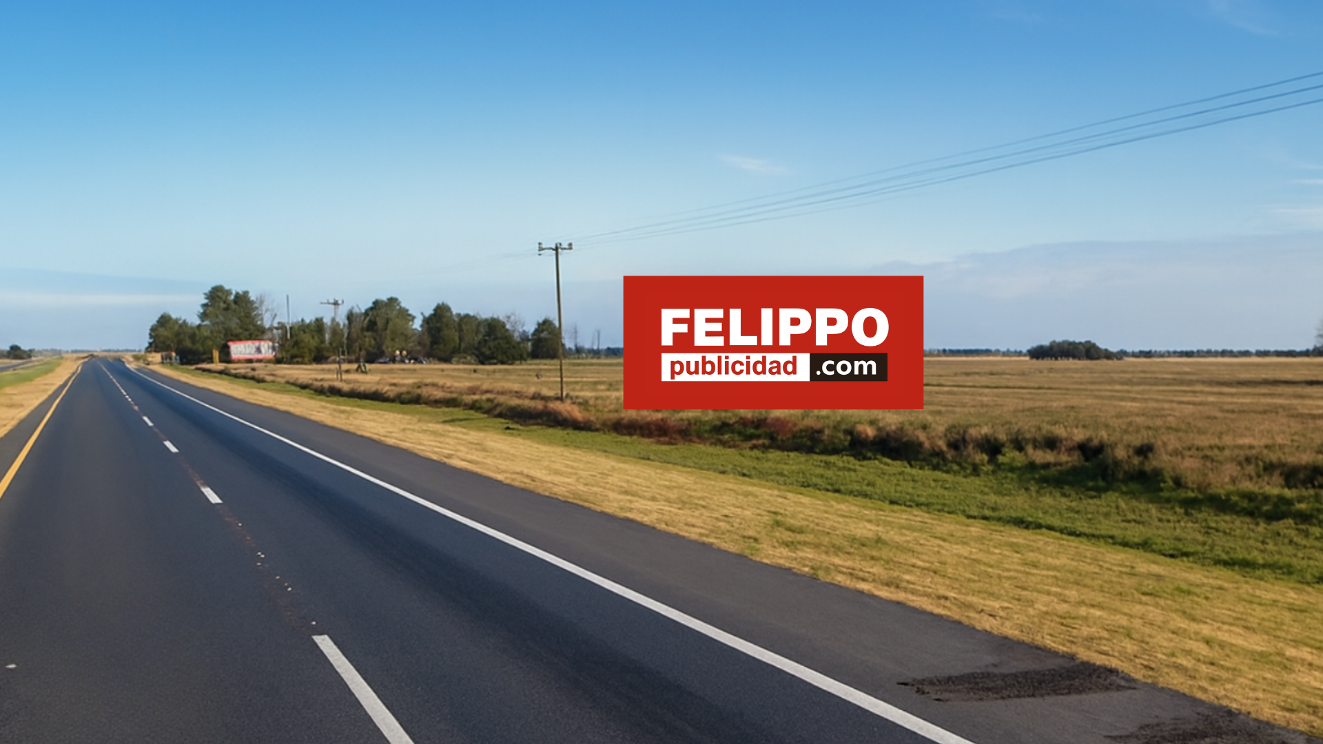 Cartel de ruta en Ruta 2, km 149, con orientación hacia La Costa.
