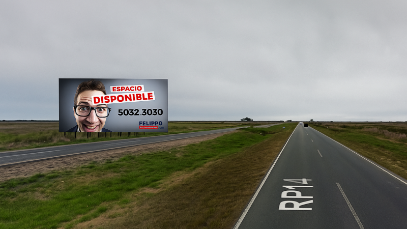 3 Carteles Ruta 74 Pinamar – km 8m