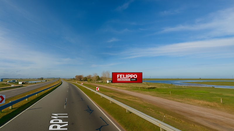 Cartel Ruta 11 - km 245