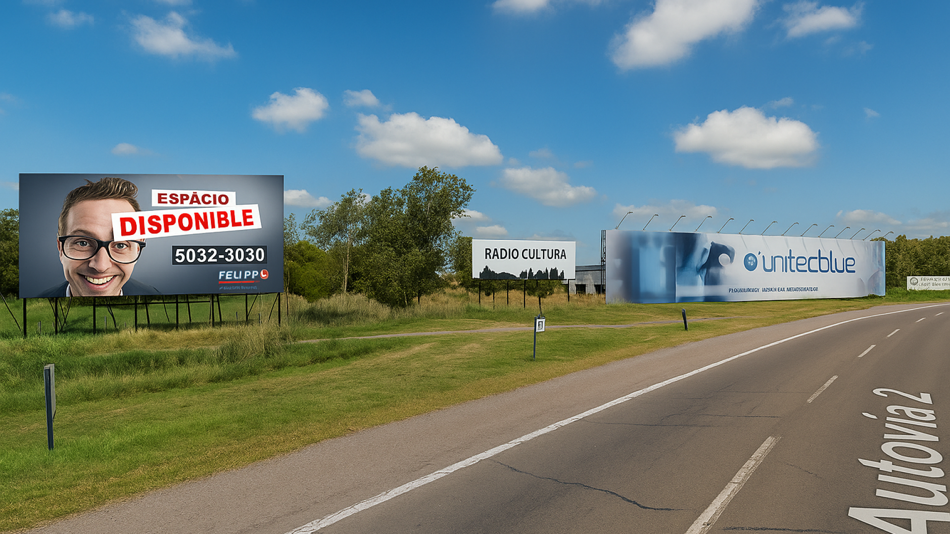 Cartel Ruta 2 – km 118 Chascomús