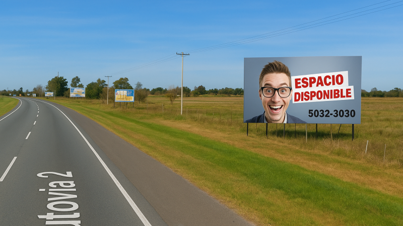 Cartel Ruta 2 – km 154